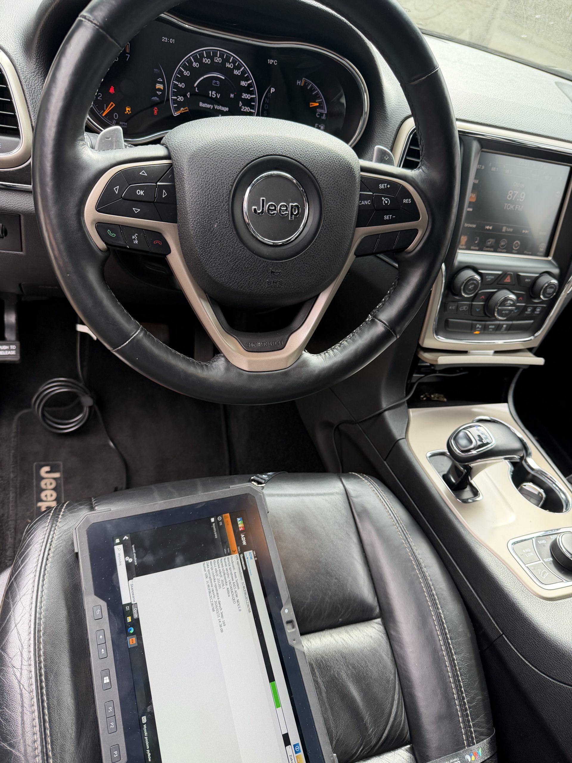 Odczyty EDR Jeep Grand Cherokee