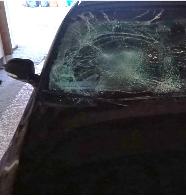 Potrącenie pieszego nocą